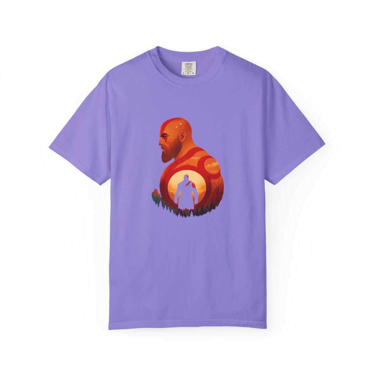 Ghost of Sparta Warrior Silhouette T-Shirt