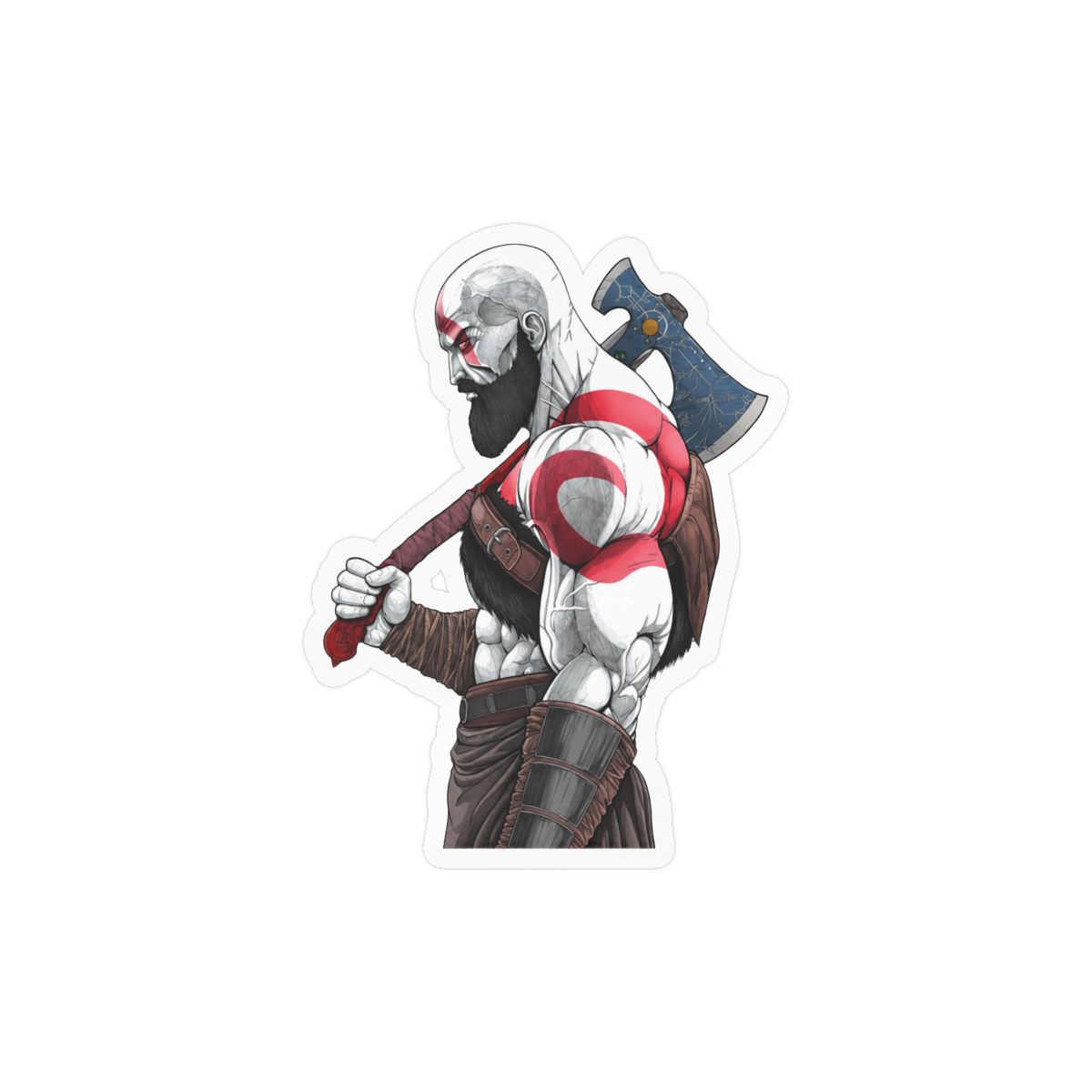 Funny Meta Stickers Design Vinyl Sticker | Humorous Laptop Water Bottle Decal — official God of War Stickers