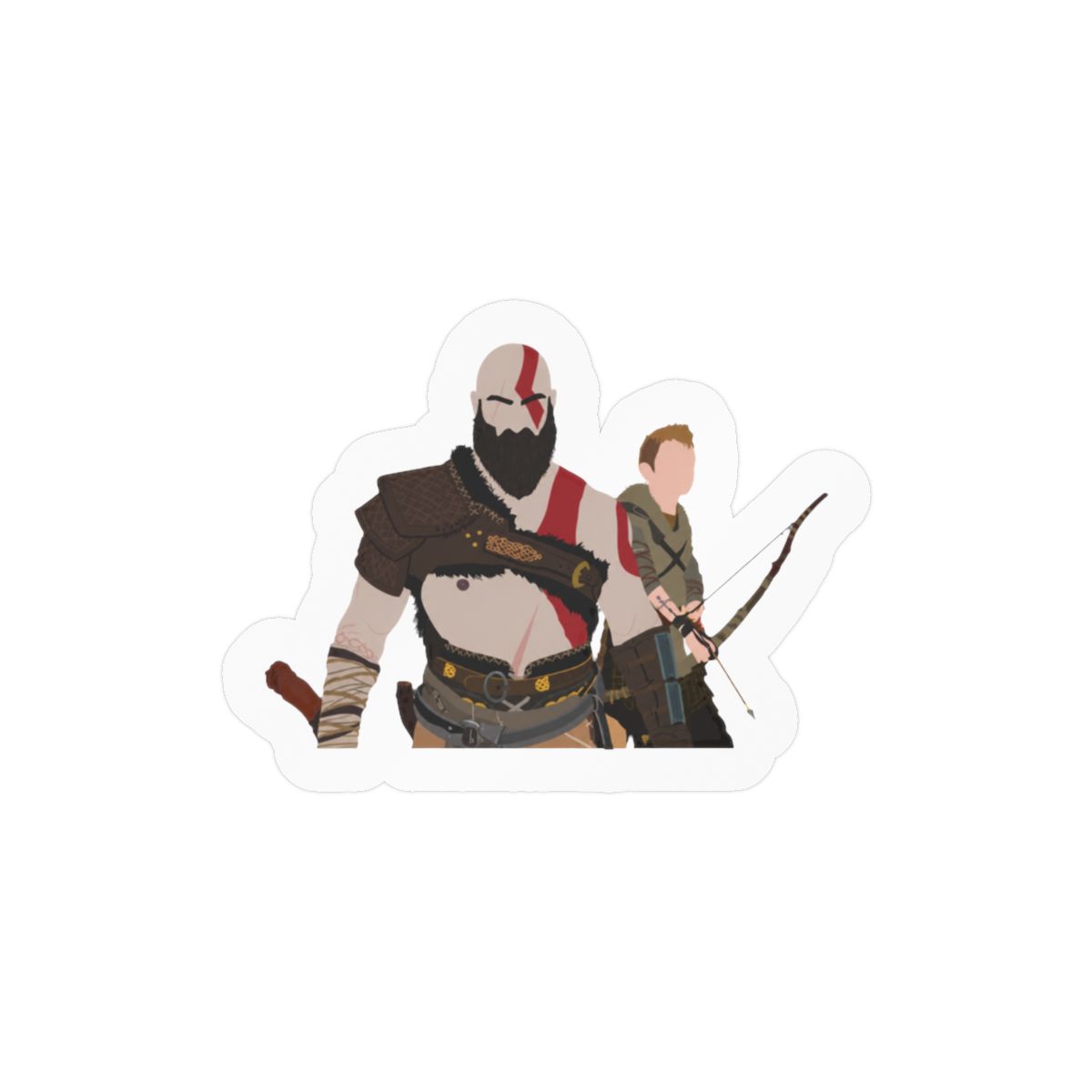 God of War Kratos Epic Sticker | Bold Gaming Vinyl Decal