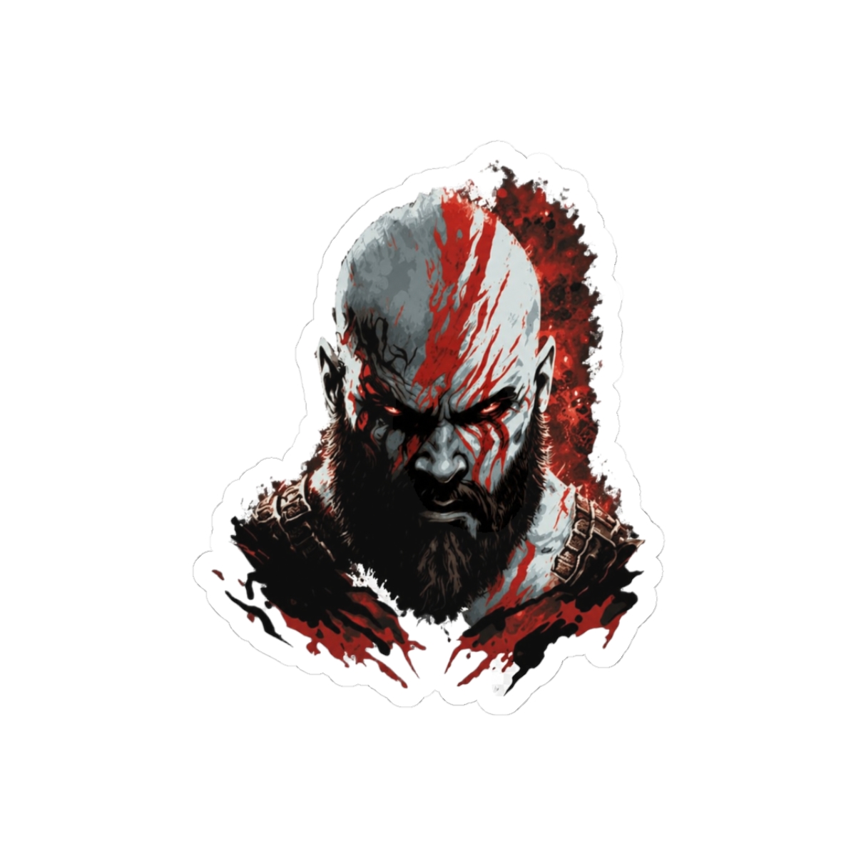 God of War Kratos Ghost of Sparta Gamer Sticker