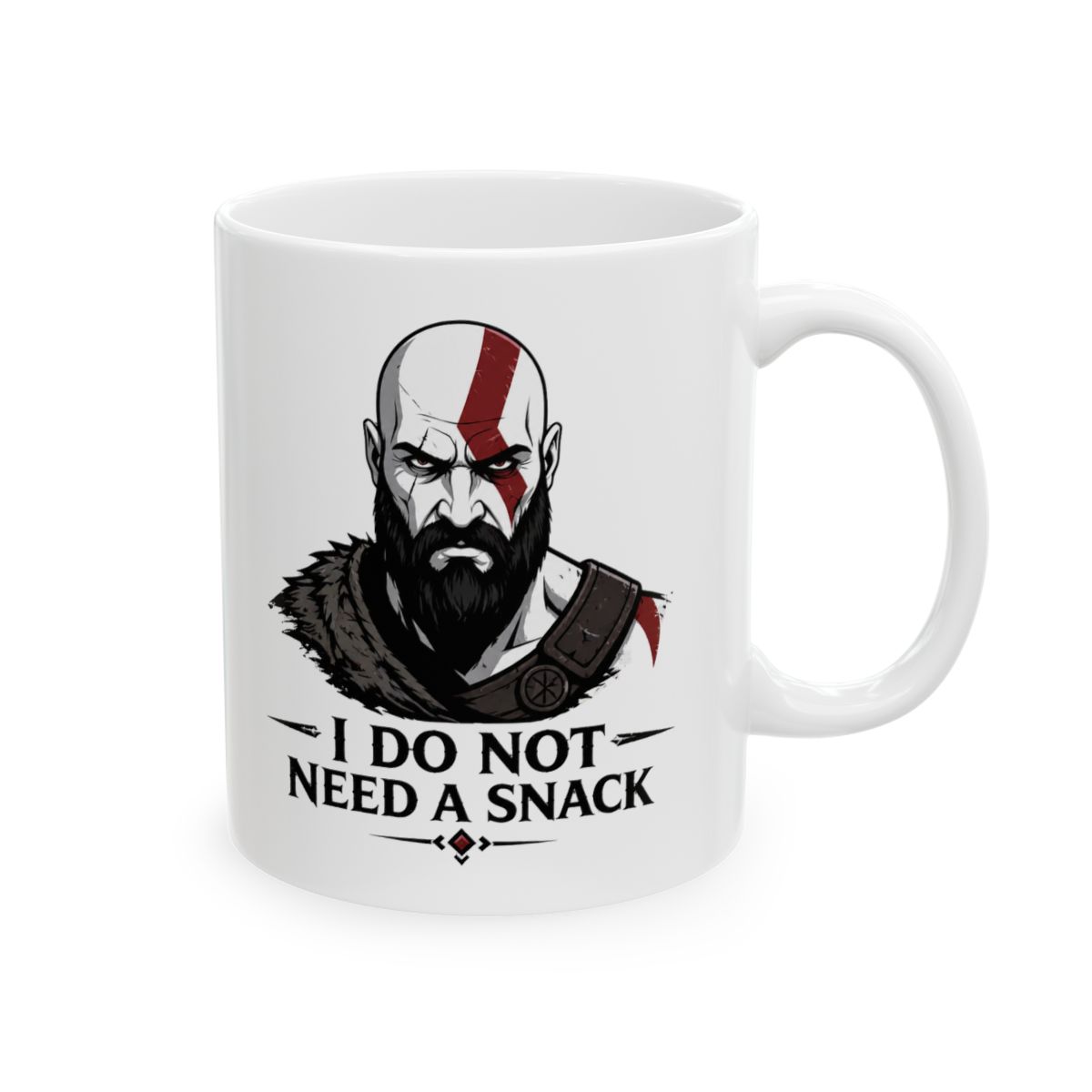 Godofwar I do not need a snack Kratos from Mug