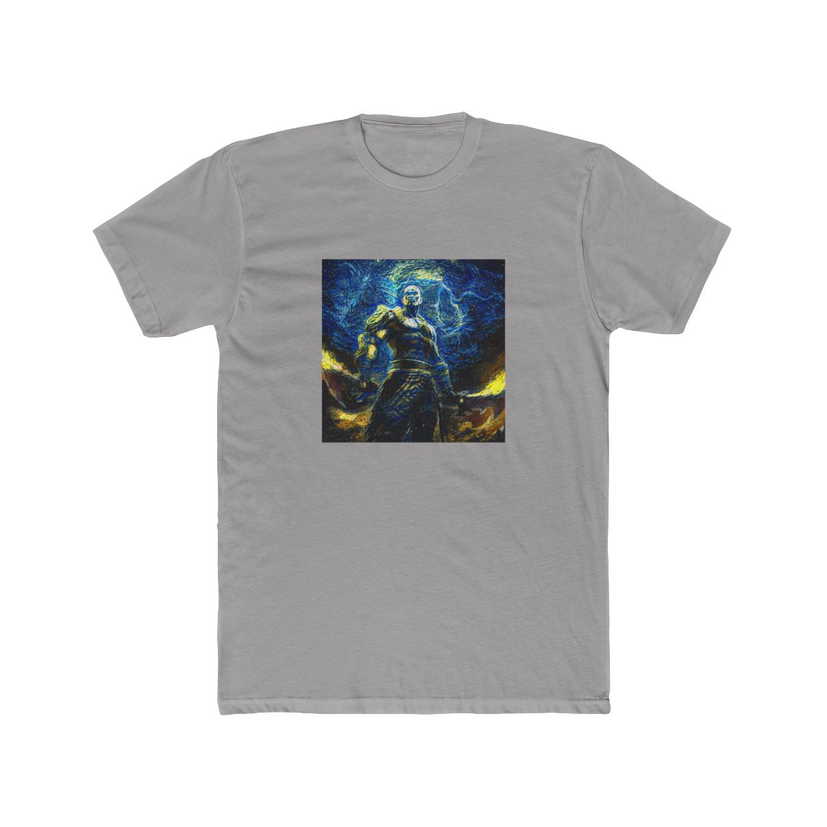 God of War Kratos Starry Night T Shirt
